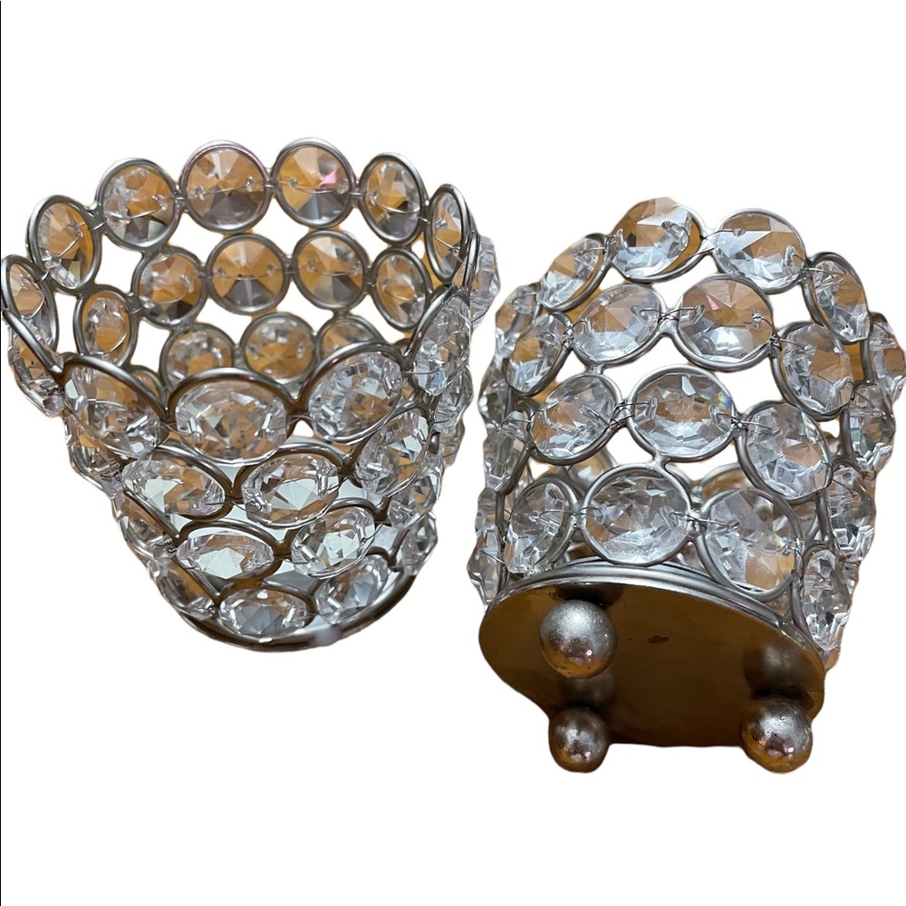 Sparkly Jeweled Votives